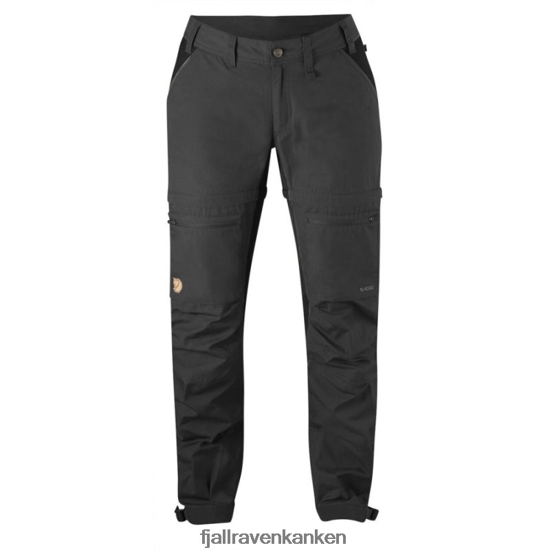 Fjallraven Kanken - Abisko Lite Trekking Zip-Off Trousers W Short Dark Grey/Black Fjällräven Outlets