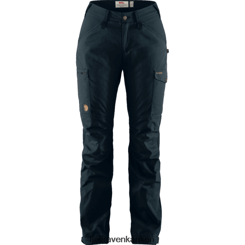 Fjällräven Polska - Dark Navy Fjällräven Outlets Kaipak Trousers Curved W