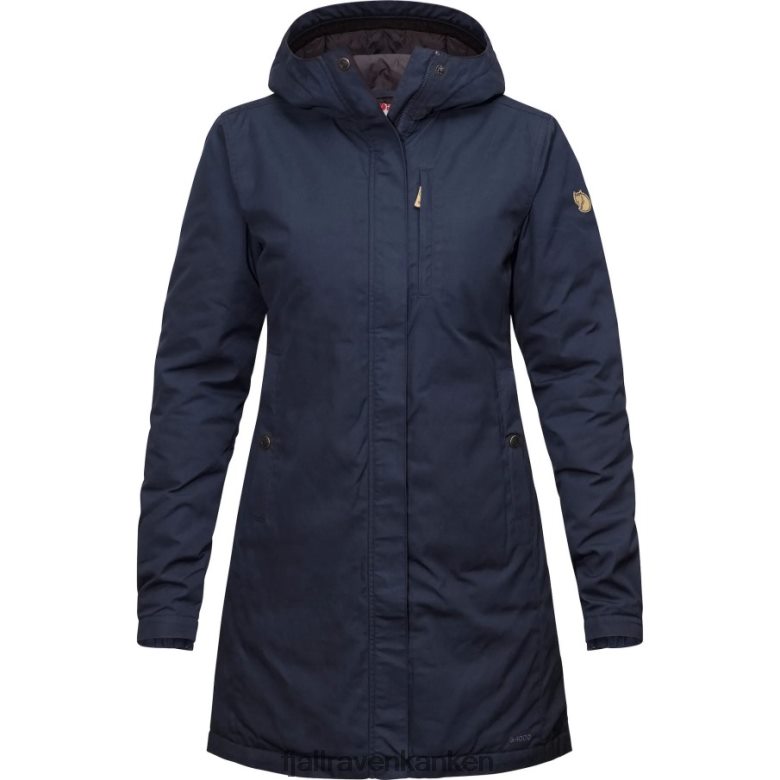 Fjallraven Kanken - Dark Navy Kiruna Padded Parka W Fjällräven Outlets