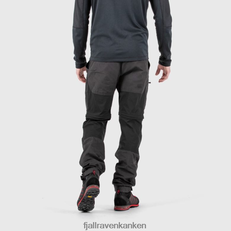 Fjallraven Sklep - Fjällräven Outlets Dark Grey-Black Abisko Lite Trekking Zip-Off M Reg