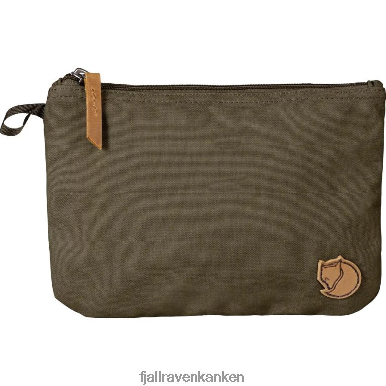 Fjallraven Kanken - Fashion Dark Olive Gear Pocket Fjällräven Outlets
