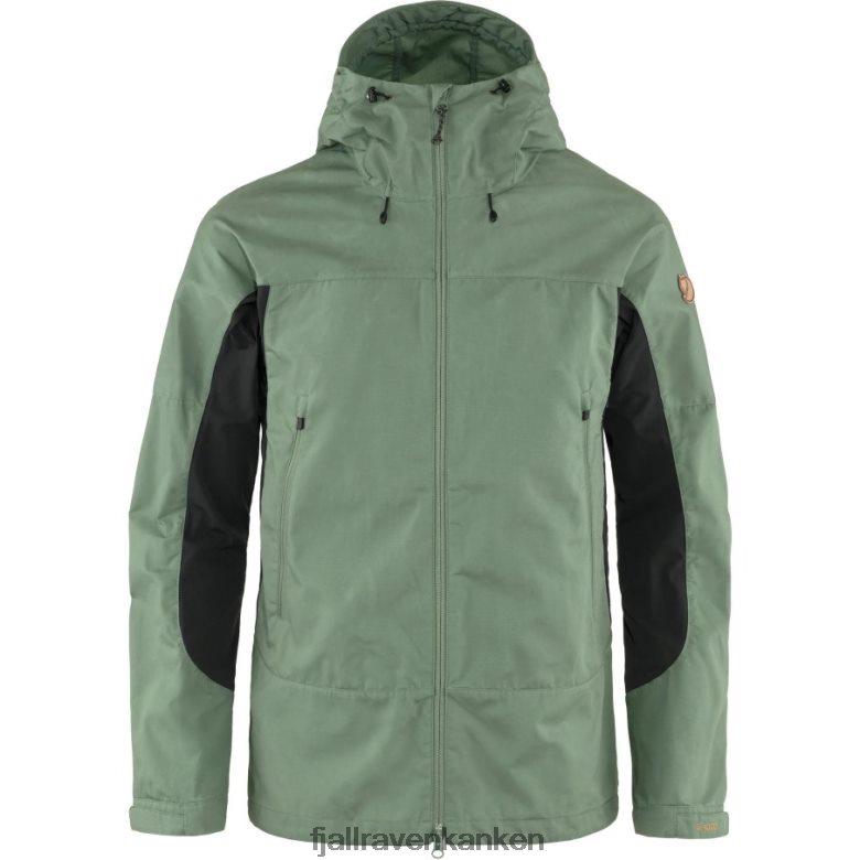 Fjallraven Sklep - Abisko Lite Trekking Jacket M Fjällräven Outlets Patina Green-Dark Grey