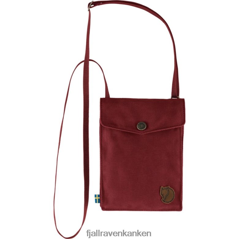Fjallraven Kanken - Bordeaux Red Pocket Fjällräven Outlets