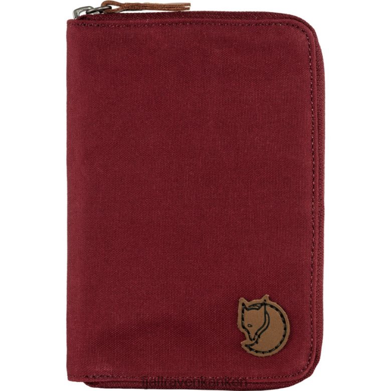 Fjallraven Kanken - Bordeaux Red Passport Wallet Fjällräven Outlets