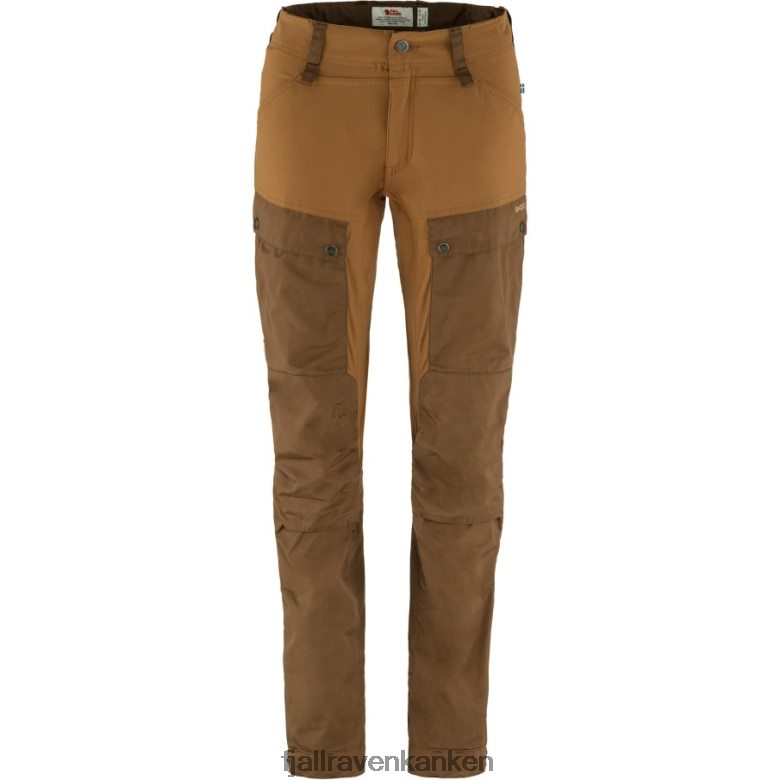 Fjällräven Polska - Fjällräven Outlets Keb Trousers W Reg Timber Brown-Chestnut