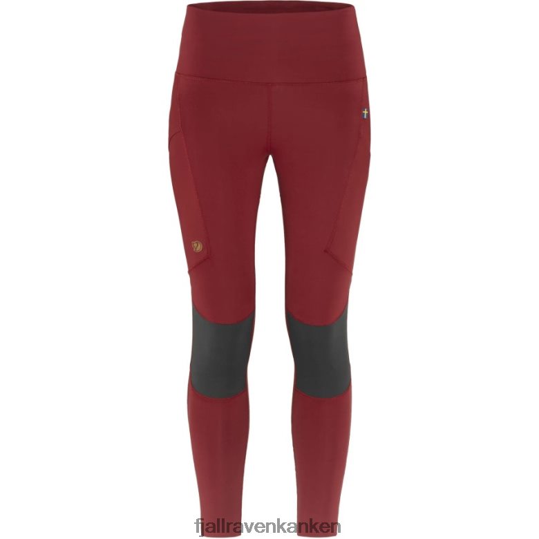 Fjallraven Sklep - Fjällräven Outlets Pomegranate Red-Iron Grey Abisko Trekking Tights Pro W