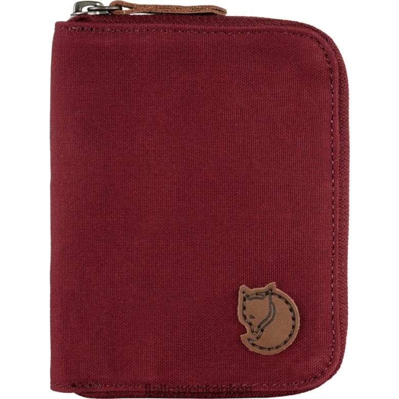 Fjallraven Kanken - Bordeaux Red Zip Wallet Fjällräven Outlets