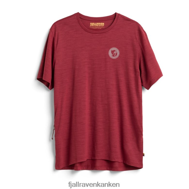 Fjällräven Polska - Pomegranate Red Fjällräven Outlets S/F Wool T-Shirt M