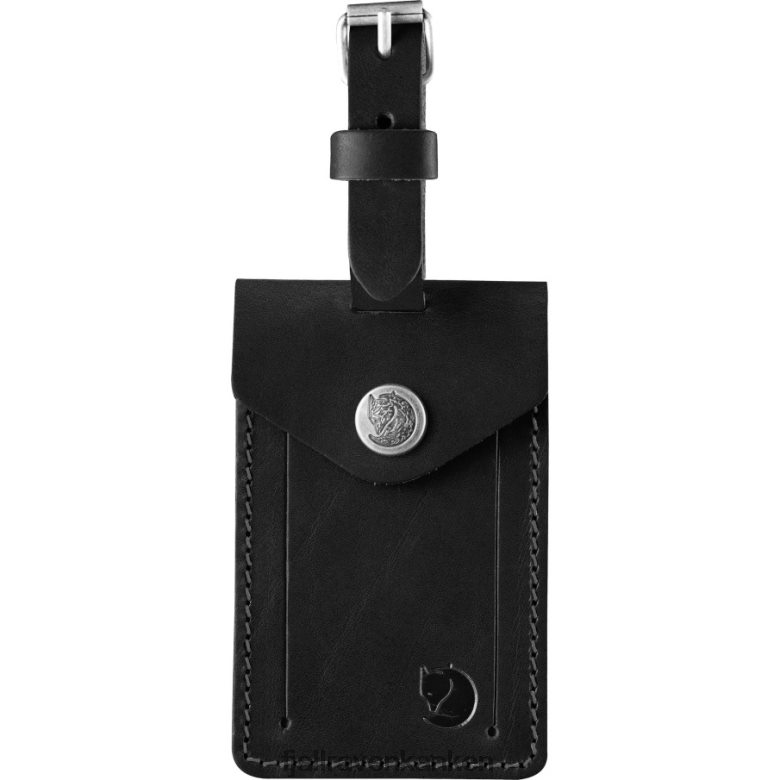 Fjallraven Sklep - Leather Luggage Tag Fjällräven Outlets Black