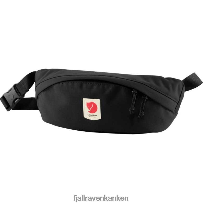 Fjällräven Polska - Fjällräven Outlets Ulvö Hip Pack Medium Black