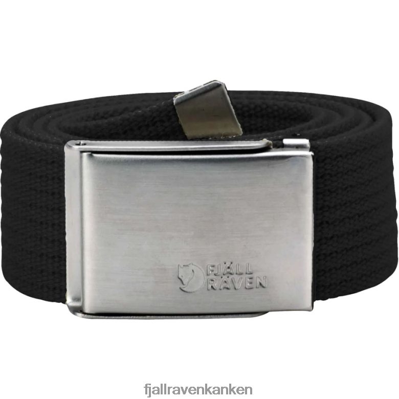 Fjallraven Kanken - Black Canvas Belt Fjällräven Outlets Brand