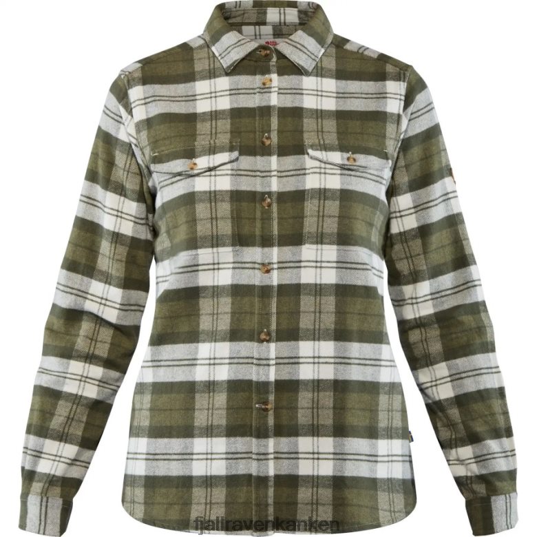 Fjallraven Sklep - Fjällräven Outlets Brand Green Övik Heavy Flannel Shirt W