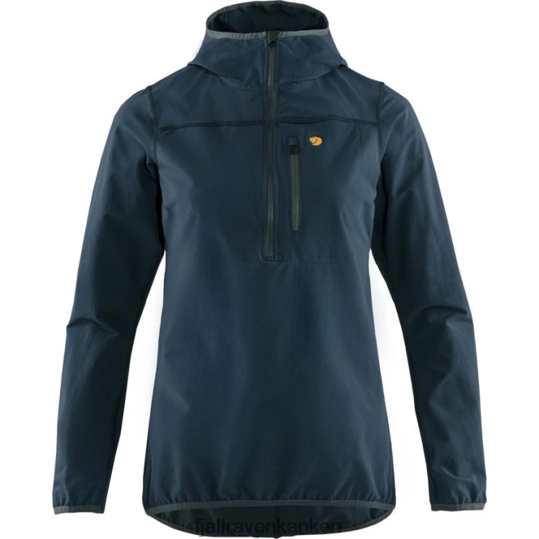Fjallraven Sklep - Bergtagen Stretch Half Zip W Fjällräven Outlets Mountain Blue