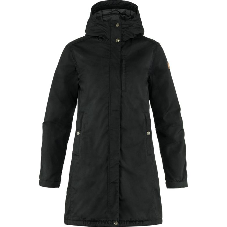 Fjällräven Polska - Black Fjällräven Outlets Kiruna Padded Parka W