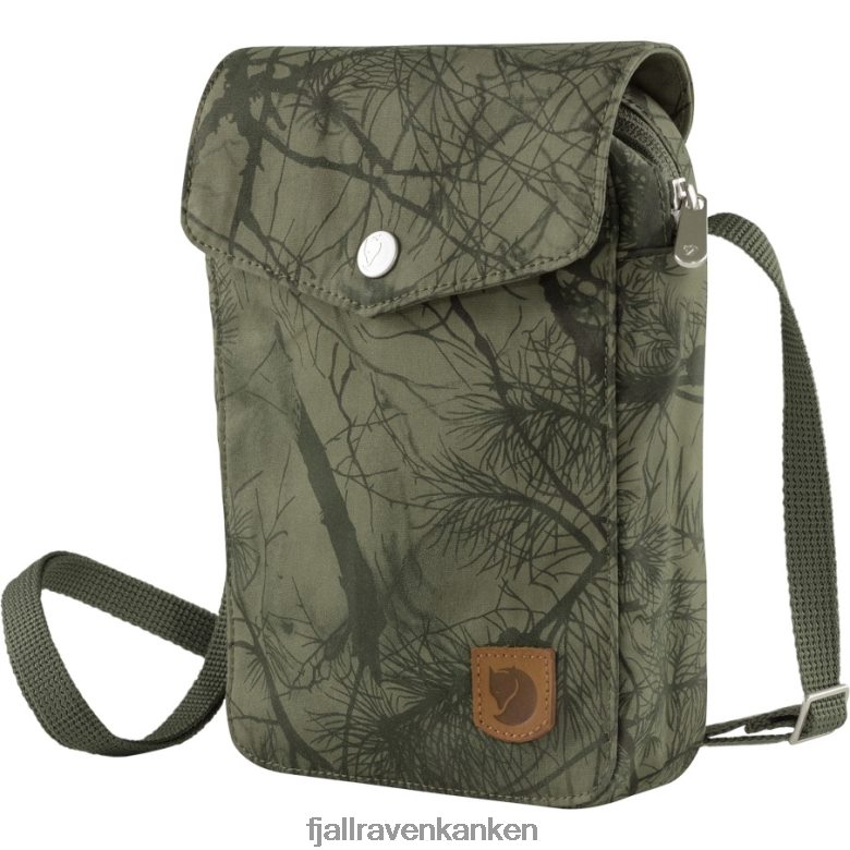 Fjallraven Kanken - Green Camo Greenland Pocket Fjällräven Outlets
