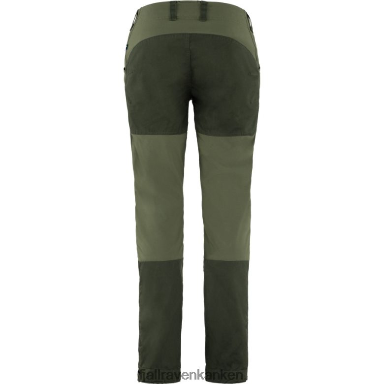 Fjällräven Polska - Fjällräven Outlets Keb Trousers W Reg Deep Forest-Laurel Green