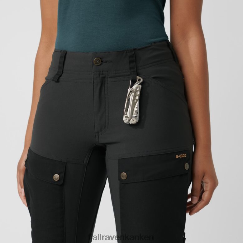 Fjällräven Polska - Fjällräven Outlets Keb Trousers W Reg Deep Forest-Laurel Green