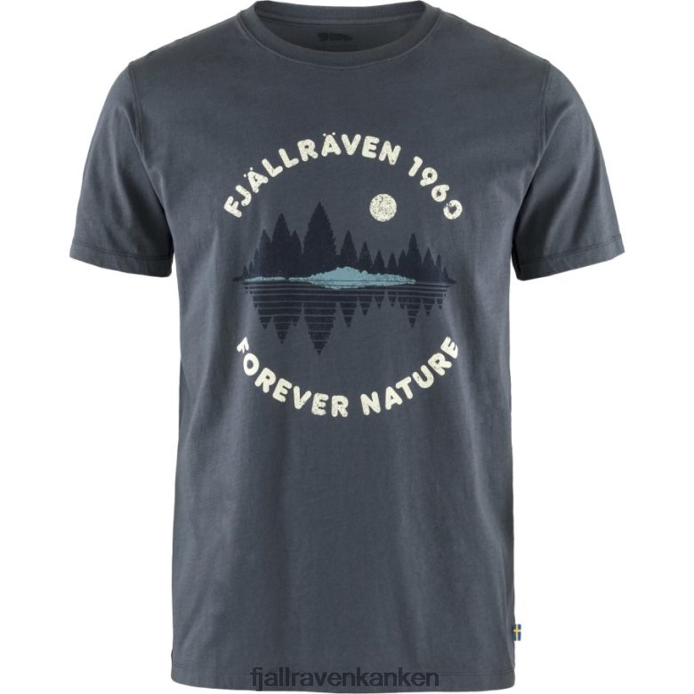 Fjallraven Kanken - Navy Forest Mirror T-Shirt M Fjällräven Outlets