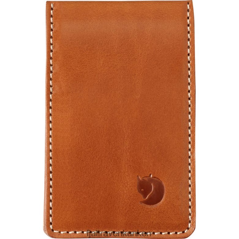 Fjällräven Polska - Fjällräven Outlets Övik Card Holder Large Leather Cognac