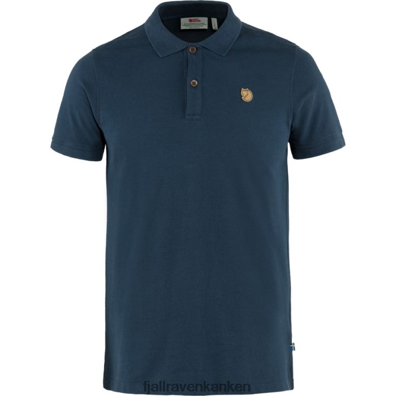 Fjallraven Sklep - Övik Polo Shirt M Fjällräven Outlets Navy