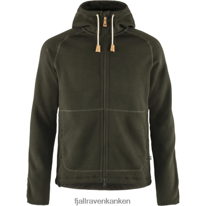 Fjallraven Kanken - Deep Forest Övik Fleece Hoodie M Fjällräven Outlets