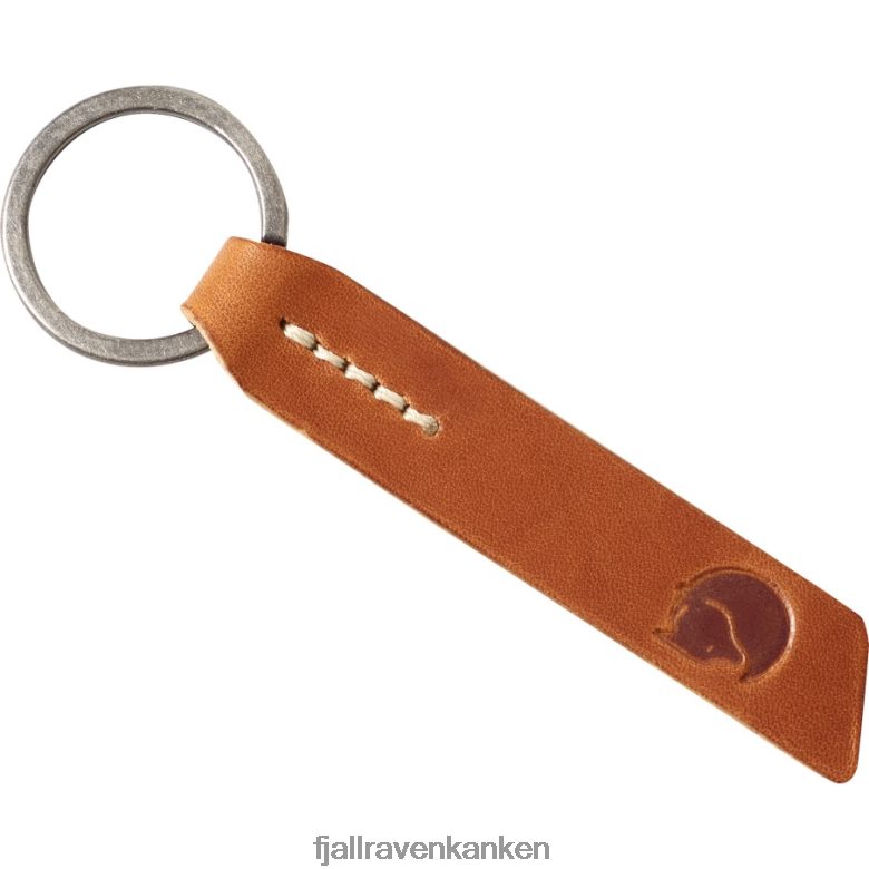 Fjallraven Kanken - Övik Key Ring Leather Cognac Fjällräven Outlets