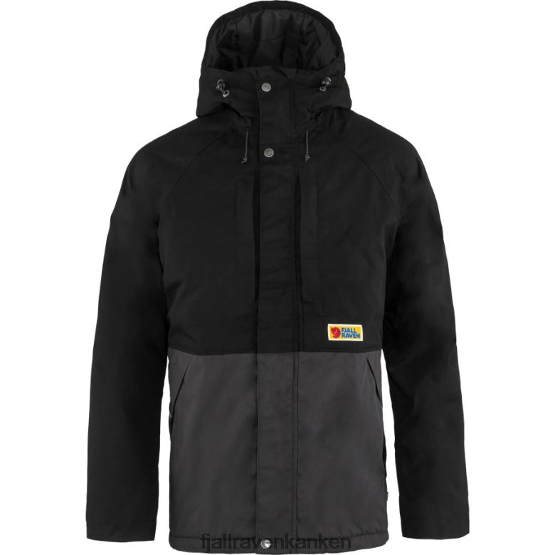 Fjallraven Kanken - Vardag Lite Padded Jacket M Black-Dk.Grey Fjällräven Outlets