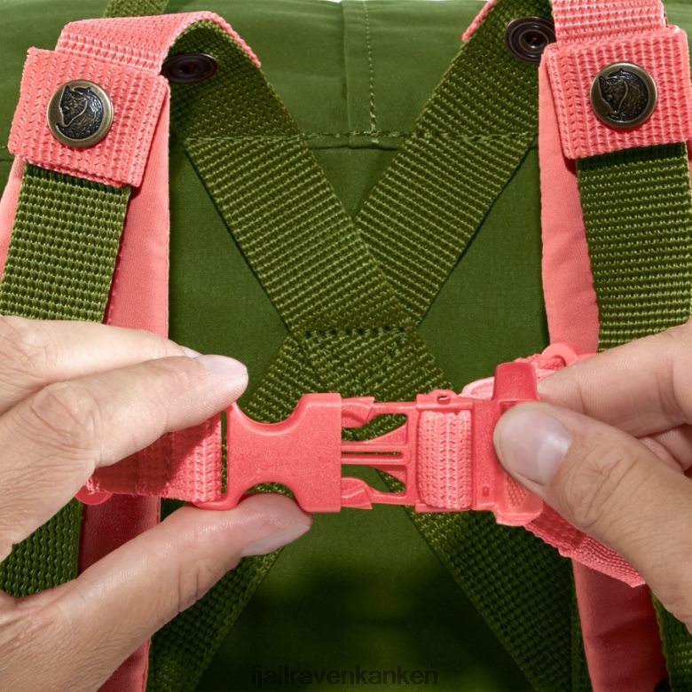 Fjallraven Kanken - Kånken Chest Strap Peach Pink Fjällräven Outlets Brand