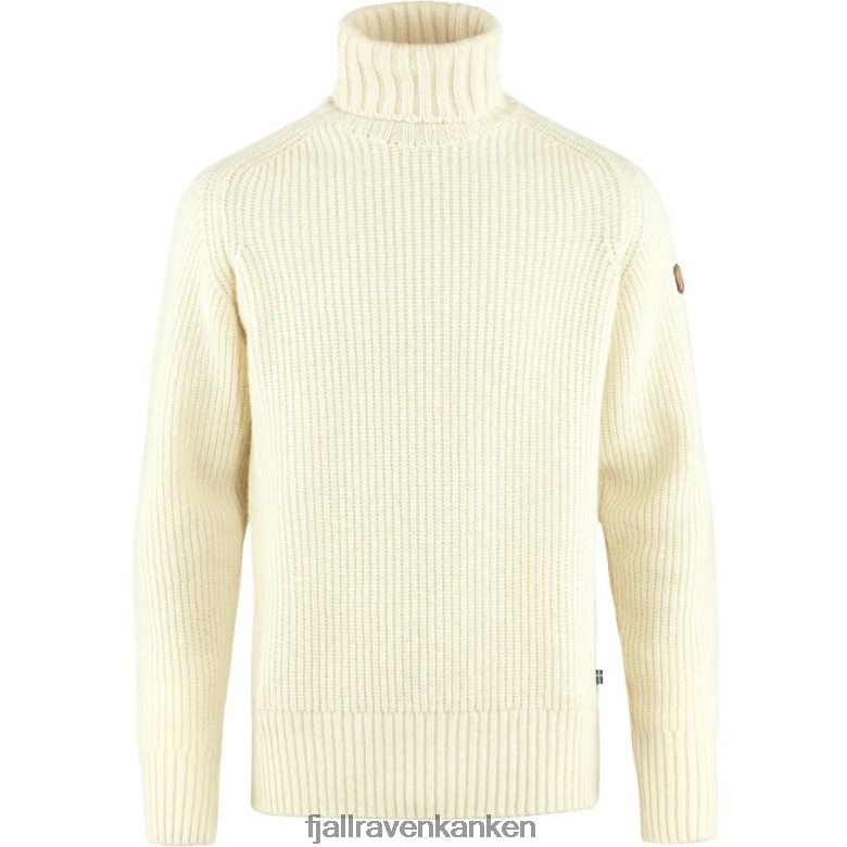 Fjällräven Polska - Chalk White Fjällräven Outlets Övik Roller Neck Sweater M