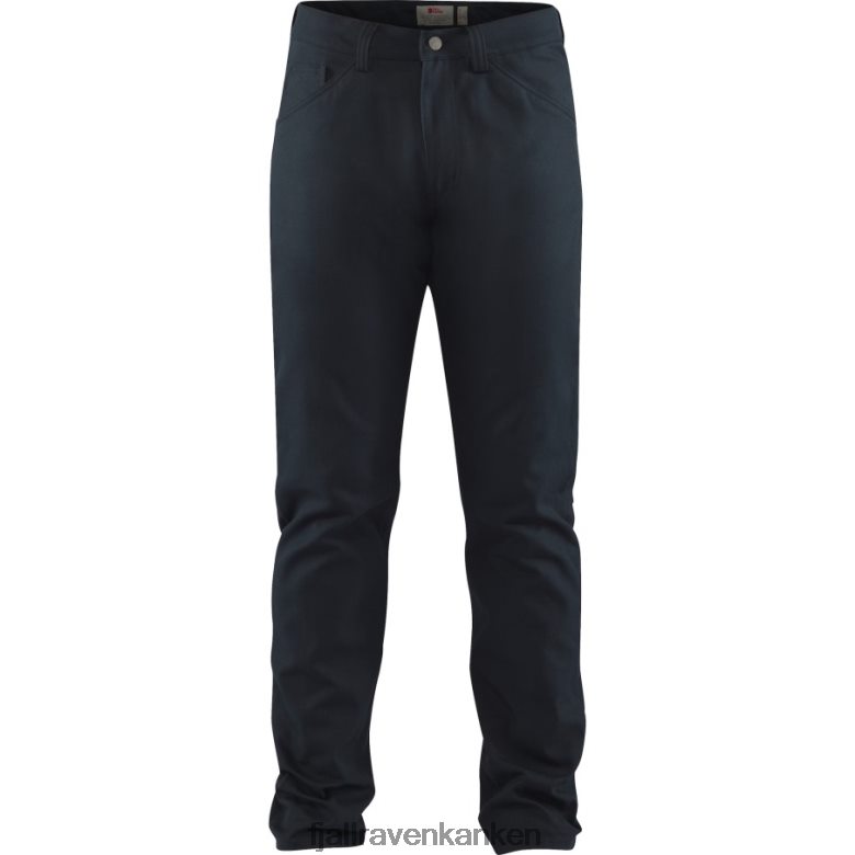 Fjällräven Polska - Fjällräven Outlets Greenland Canvas Jeans M Long Dark Navy
