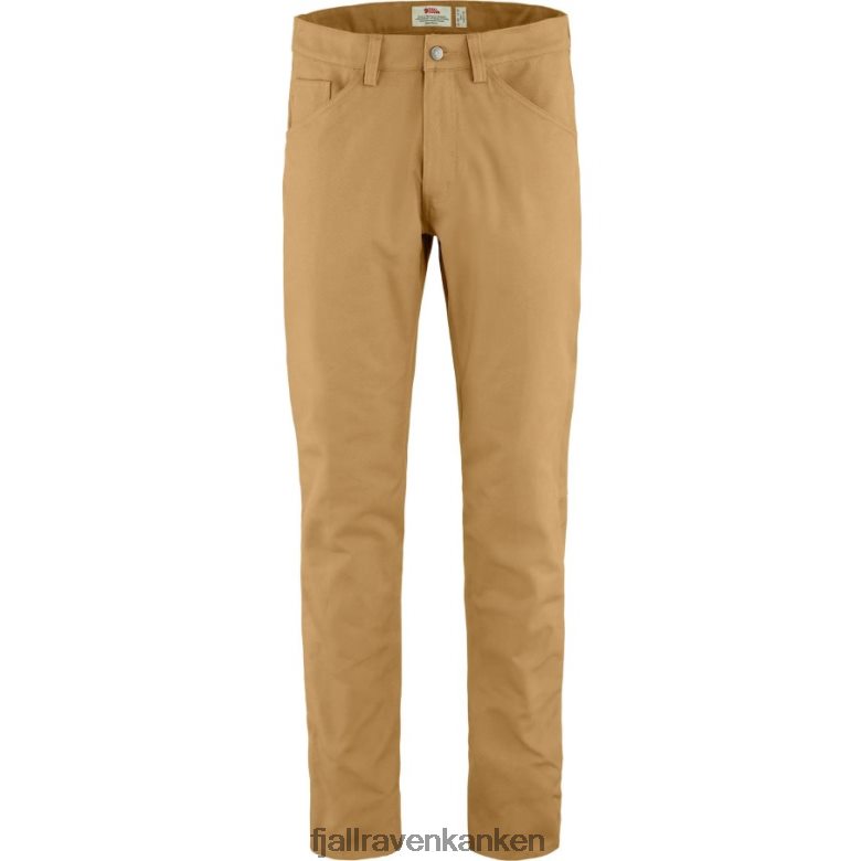 Fjällräven Polska - Buckwheat Brown Fjällräven Outlets Greenland Canvas Jeans M Long