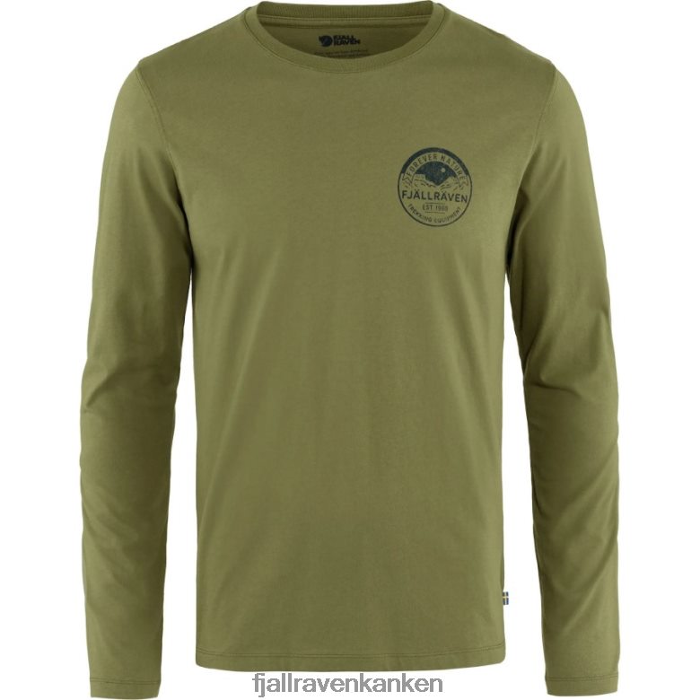 Fjallraven Kanken - Caper Green Forever Nature Badge Ls M Fjällräven Outlets