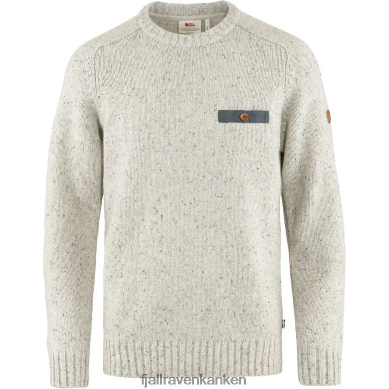 Fjällräven Polska - Chalk White Fjällräven Outlets Lada Round-Neck Sweater M