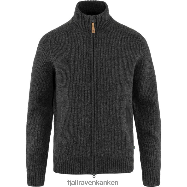 Fjällräven Polska - Fjällräven Outlets Övik Zip Cardigan Knit M Dark Grey
