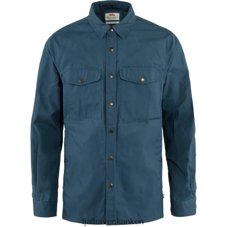 Fjallraven Kanken - Singi Overshirt M Indigo Blue Fjällräven Outlets Brand