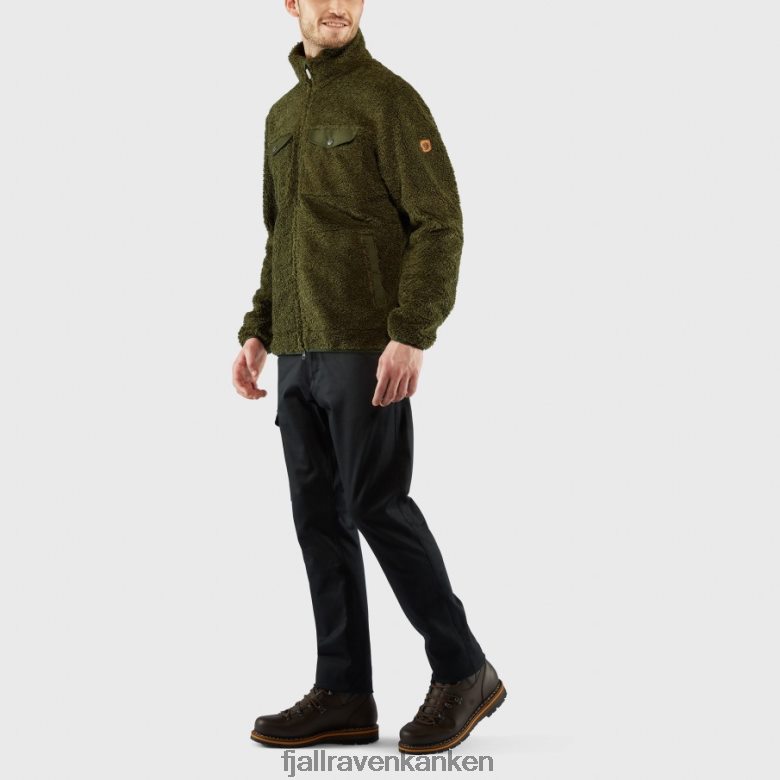 Fjallraven Sklep - Fjällräven Outlets Dark Grey Greenland Pile Fleece M
