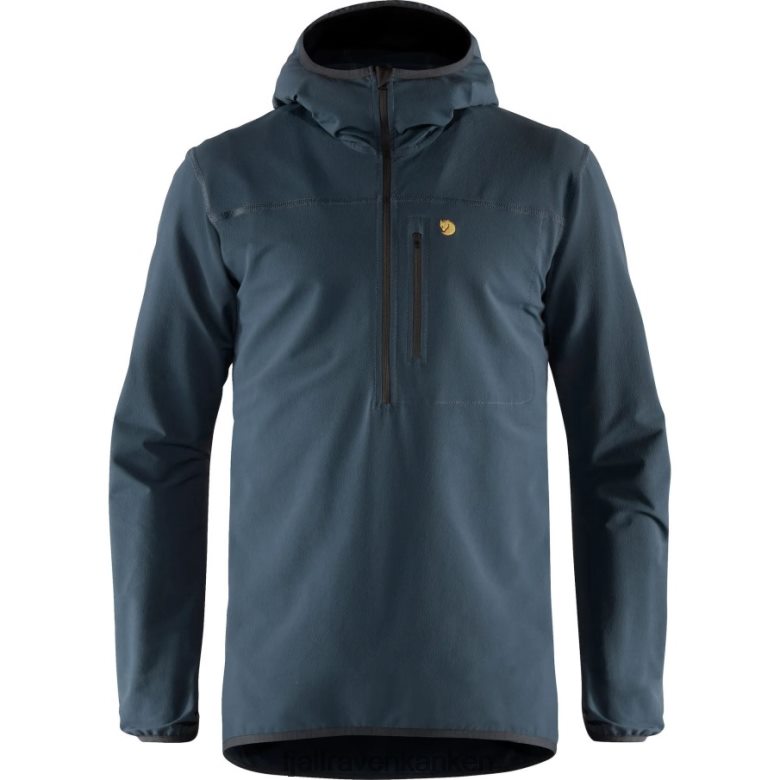 Fjällräven Polska - Fjällräven Outlets Bergtagen Stretch Half Zip M Mountain Blue