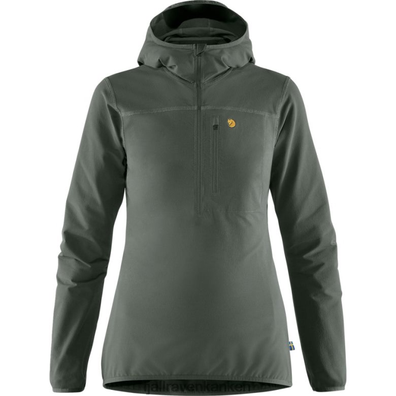 Fjallraven Kanken - Bergtagen Stretch Half Zip W Basalt Fjällräven Outlets