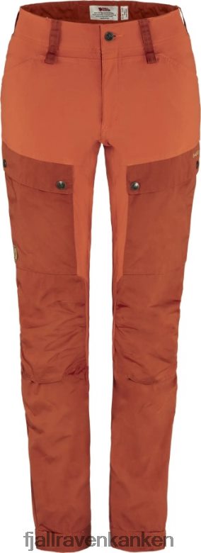 Fjallraven Kanken - Keb Trousers Curved W Reg Cabin Red-Rowan Red Fjällräven Outlets