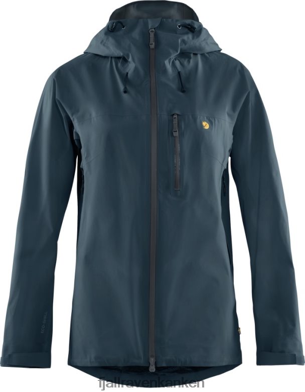 Fjällräven Polska - Fjällräven Outlets Bergtagen Lite Eco-Shell Jacket W Mountain Blue