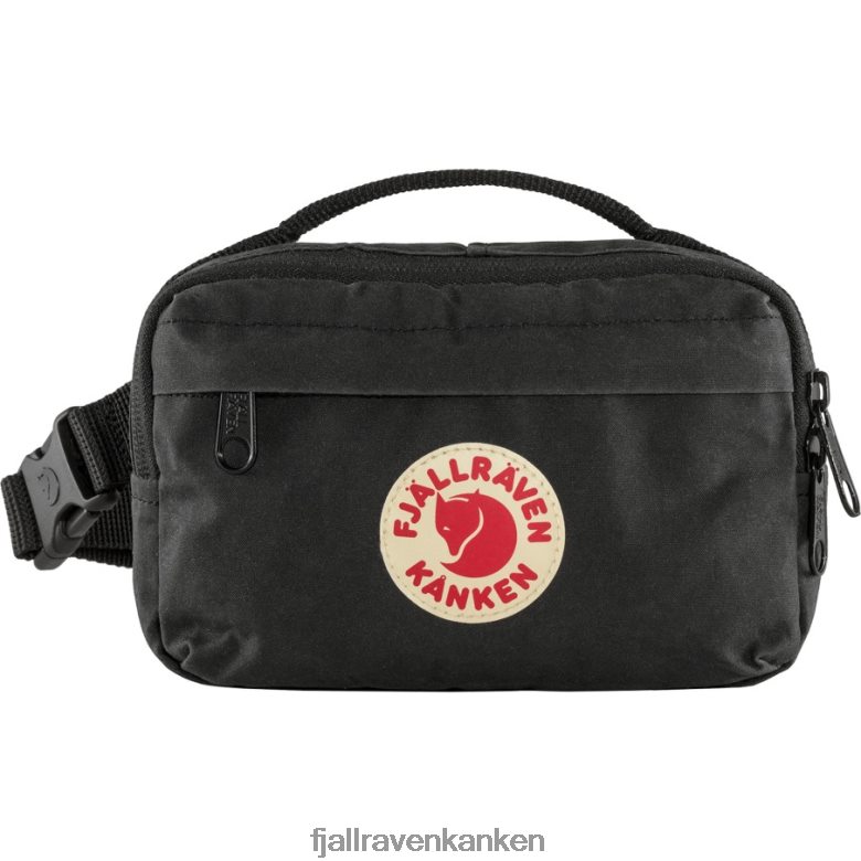 Fjallraven Kanken - Black Kånken Hip Pack Fjällräven Outlets