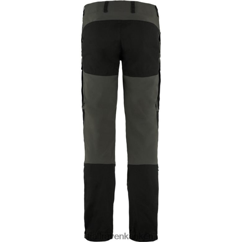 Fjallraven Sklep - Fjällräven Outlets Black-Stone Grey Keb Trousers M Reg