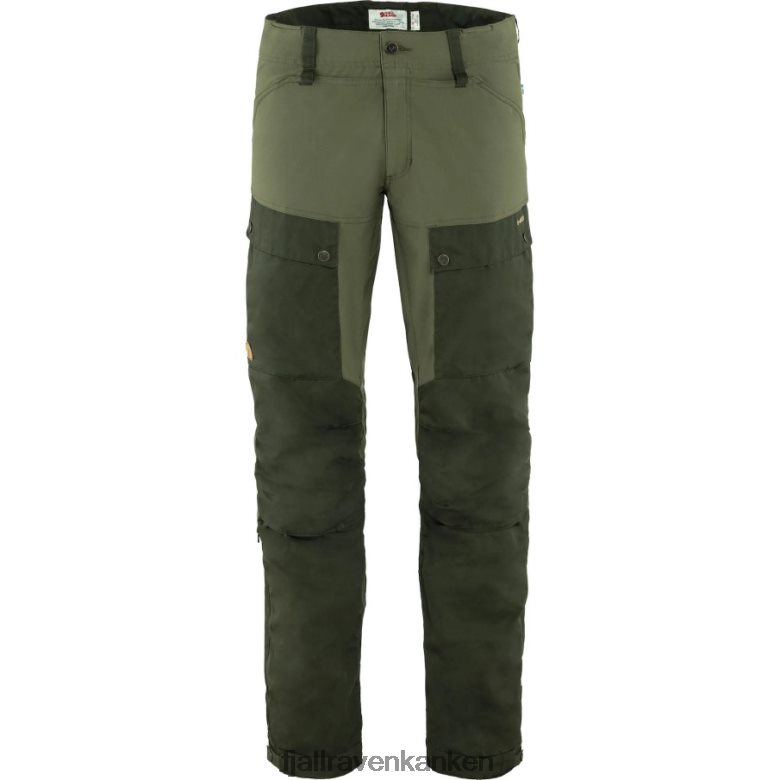 Fjällräven Polska - Fjällräven Outlets Keb Trousers M Reg Deep Forest-Laurel Green