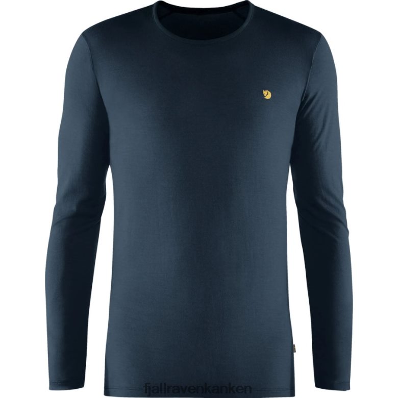 Fjällräven Polska - Fjällräven Outlets Bergtagen Thinwool Ls M Mountain Blue
