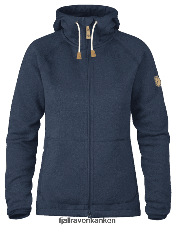 Fjällräven Polska - Fjällräven Outlets Övik Fleece Hoodie W Navy