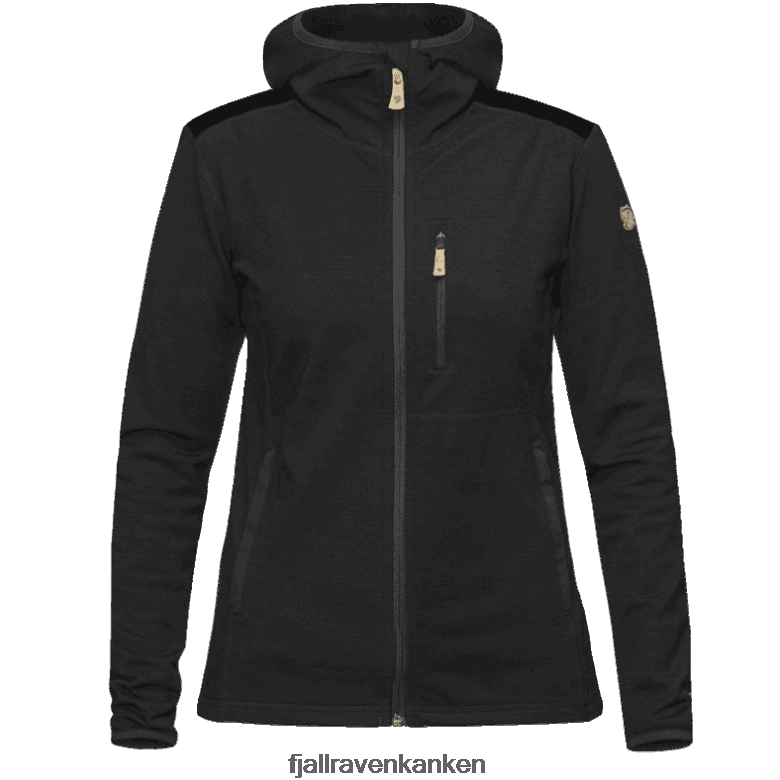 Fjallraven Kanken - Dark Grey Keb Fleece Hoodie W - 2 Colours Fjällräven Outlets