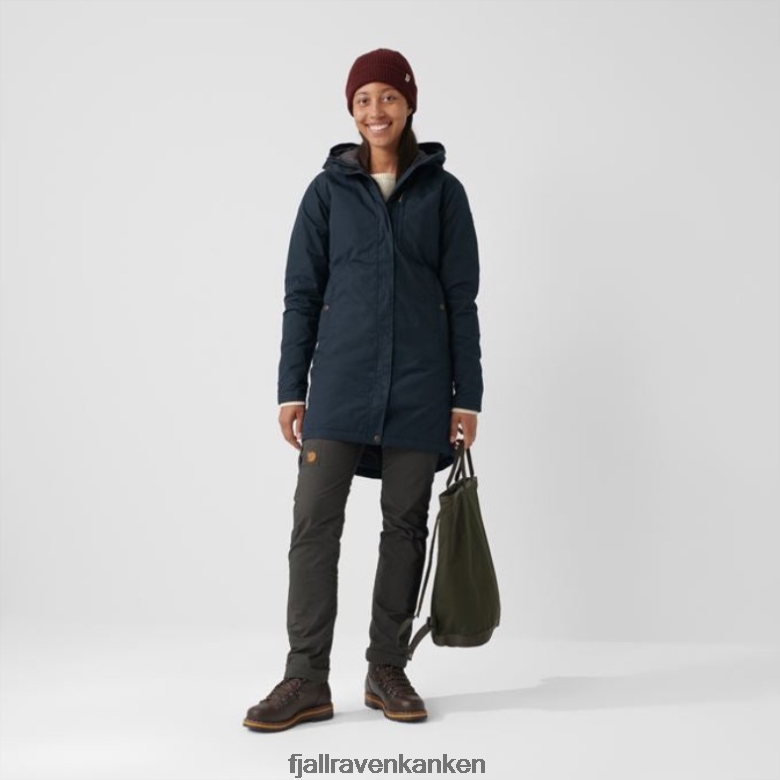 Fjallraven Kanken - Kiruna Padded Parka W - 2 Colours Dark Garnet Fjällräven Outlets