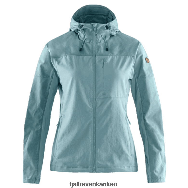 Fjallraven Kanken - Abisko Midsummer Jacket W - Mineral Blue - Clay Blue Mineral Blue/Clay Blue Fjällräven Outlets