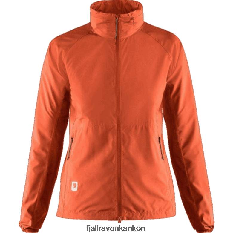 Fjällräven Polska - Fjällräven Outlets High Coast Lite Jacket W - Rowan Red Rowan Red