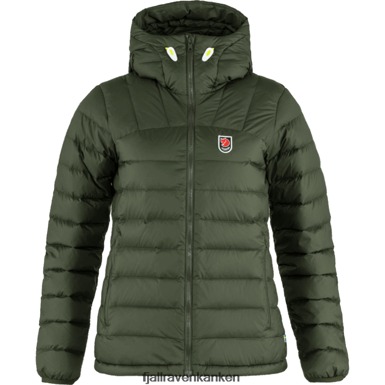 Fjällräven Polska - Fjällräven Outlets Expedition Pack Down Hoodie W - Deep Forest Deep Forest